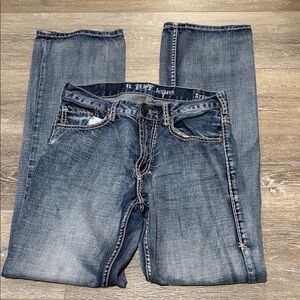Rugged Blue Straight Men's Jeans